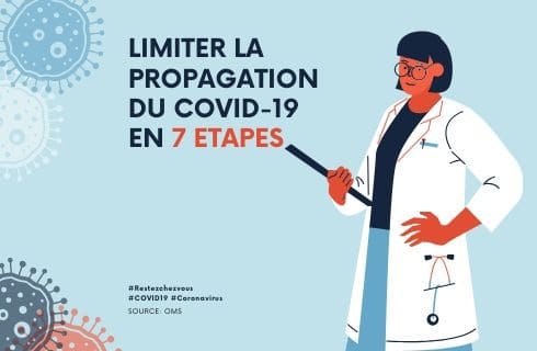 Limiter la propagation du covid-19 en 7 étapes