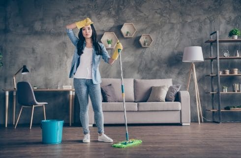 Une femme active et débordée 